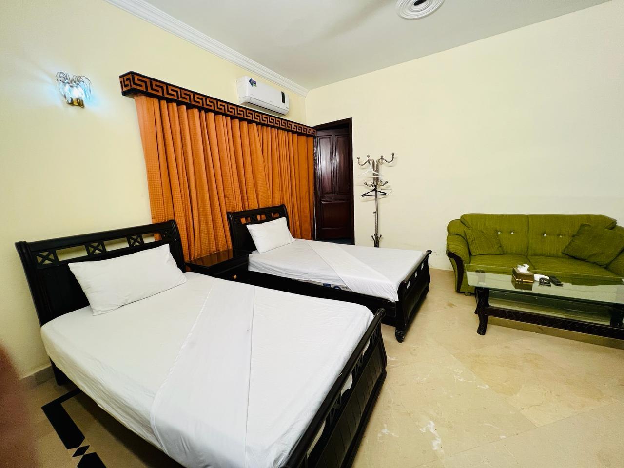 twin share room family guest house Islamabad