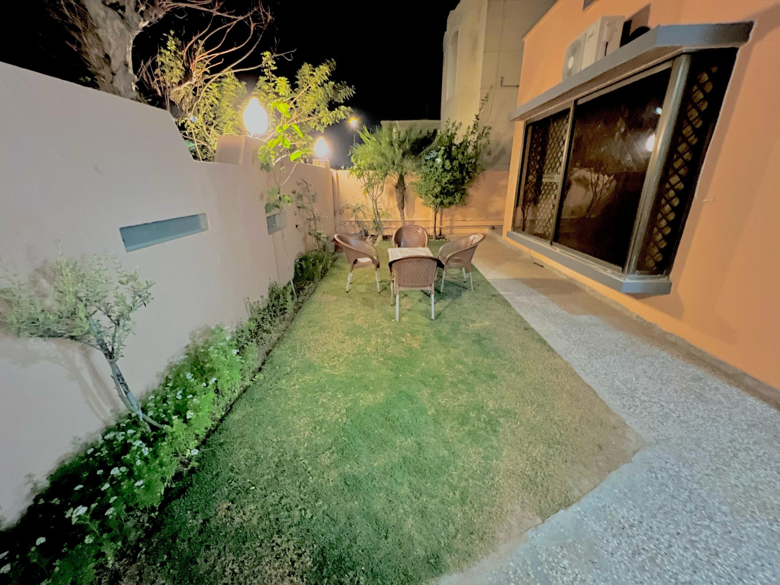 guest house Islamabad e11 step inn guest house lawn sitting area