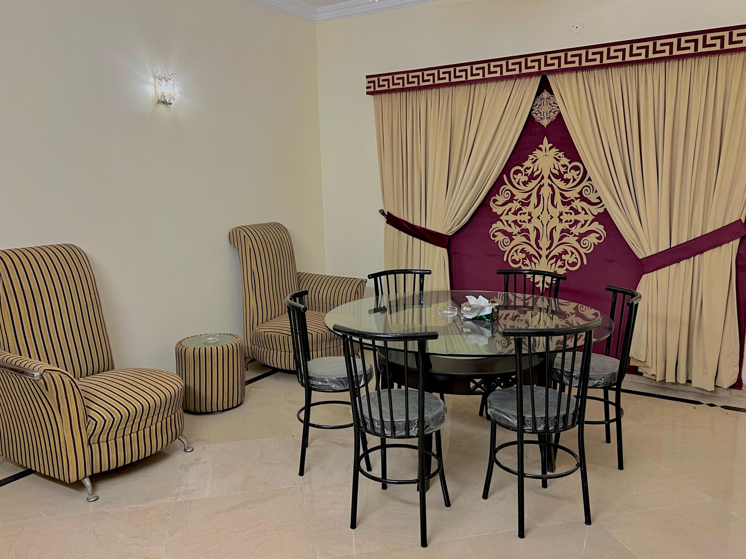 dining area guest house Islamabad step inn